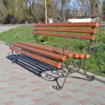 Кованная скамейка