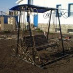 Кованная скамейка