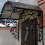 кованные козырьки