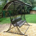 Кованная скамейка