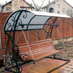 Кованная скамейка