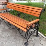 Кованная скамейка
